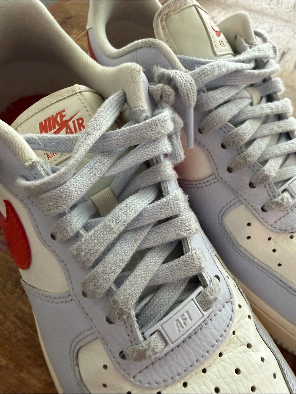 Nike Air Force 1 Low Oxygen Purple Picante Red Womens 10 - Picture 6 of 7
